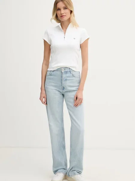 Calvin Klein Jeans Tricou alb