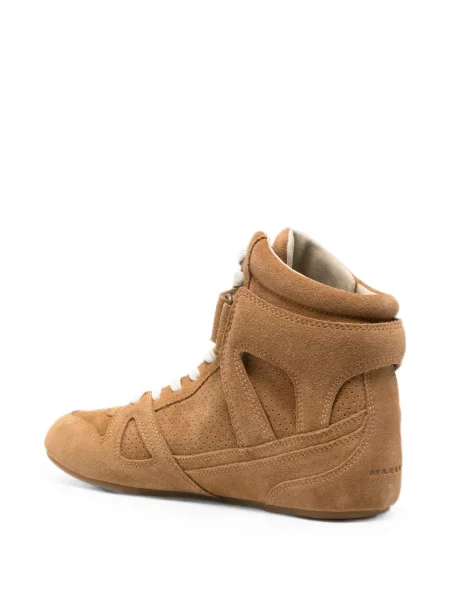 Sneakerși Marant cu bretele maro