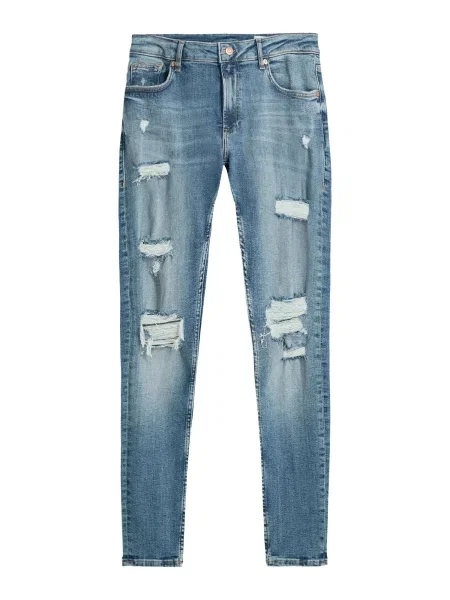 Bershka Jeans denim albastru