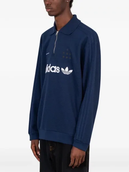 Tricou polo Adidas albastru