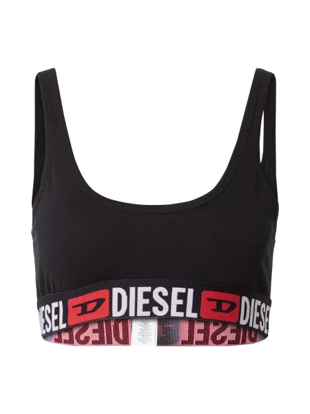 DIESEL Sutien UFSB-ORIBA roșu / negru alb