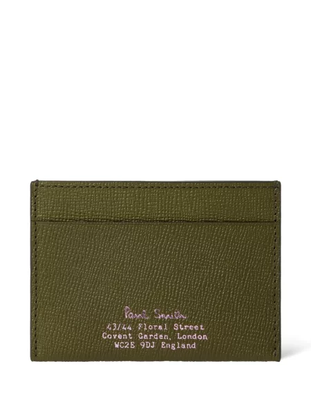 Portofel Paul Smith cu model floral streetstyle verde