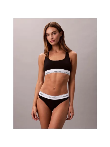Bez podstave grudnjak Calvin Klein Jeans bijela