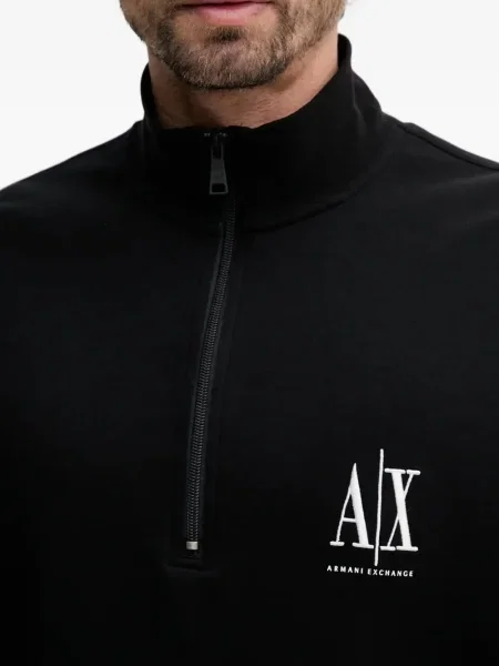 Hanorac Armani Exchange cu imagine negru