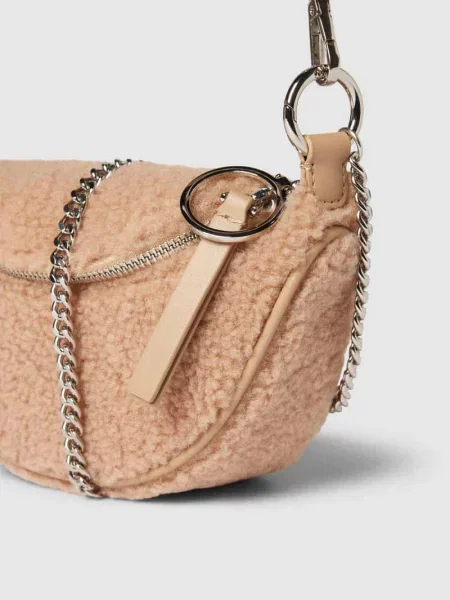 Torba na ramię z detalem z logo model ‘Hellvi’ Seidenfelt