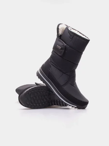 Buty zimowe wysokie śniegowce PROGRESS ocieplane czarne