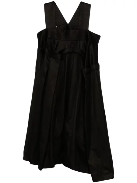 Rochie fără mâneci Comme Des Garçons fără mâneci de costum negru