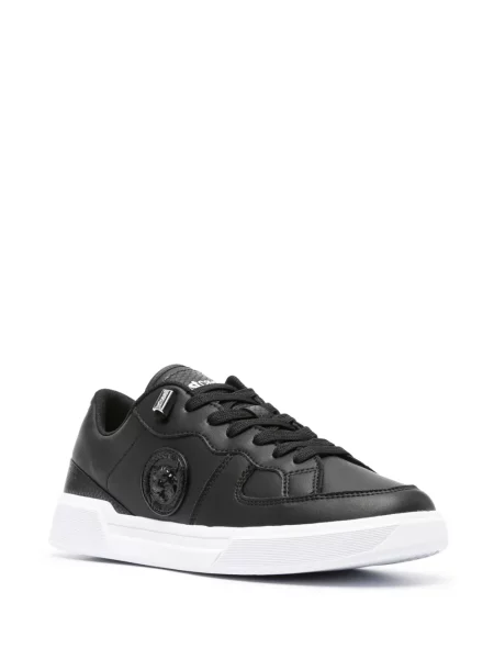 Sneakersy Just Cavalli skórzane czarne