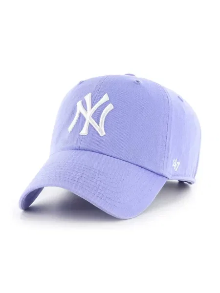 47 brand kšiltovka MLB New York Yankees fialová