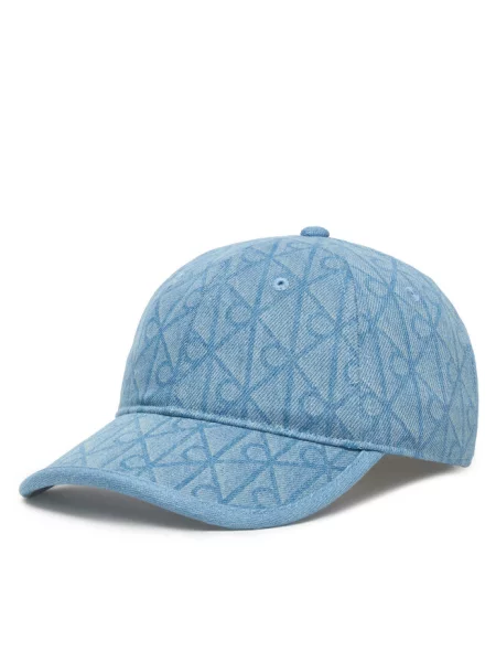 Czapka z daszkiem Calvin Klein niebieska