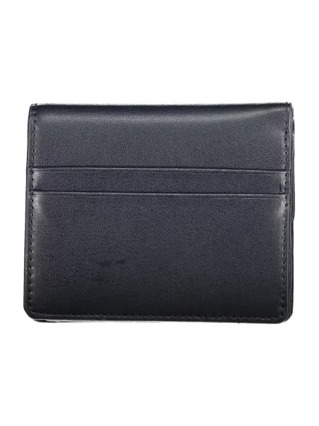 Lniany portfel Tommy Hilfiger czarny