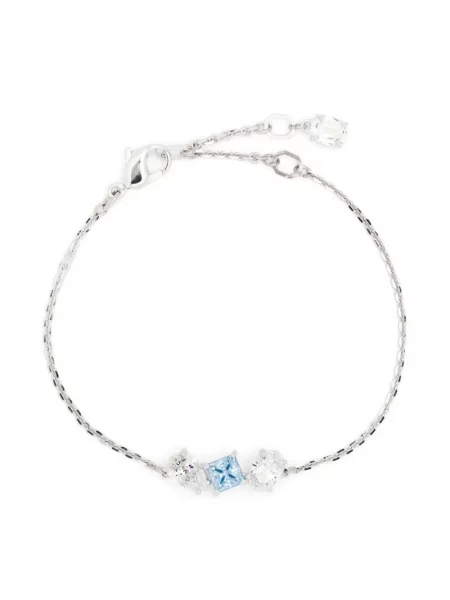 Brăţară Swarovski de cristal argintiu