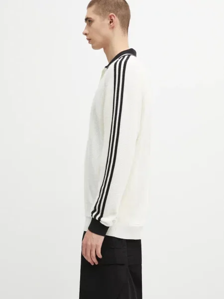 Трикотажный лонгслив Adidas Originals бежевый