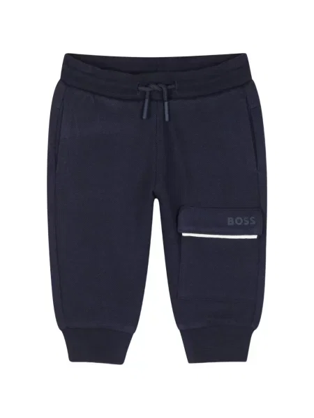 Spodnie cargo dziecięce Bosswear niebieskie