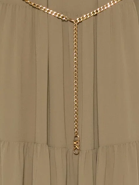 Cu centură rochie maxi Michael Kors verde