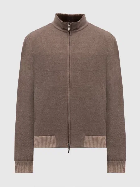 Шерстяная куртка Doriani Cashmere коричневая
