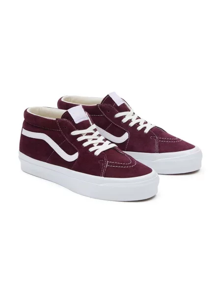 Vans sneakersy zamszowe Reissue 83 LX bordowy