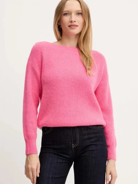 Пуловер с вълна Morgan MREINE MREINE червено