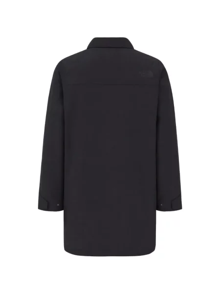 Palton The North Face cu broderie negru