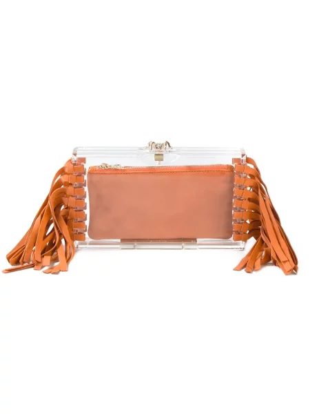 Clutch torbica Charlotte Olympia žuta