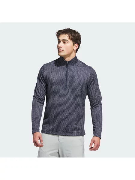 Bluza Performance Printed Quarter-Zip granatowa