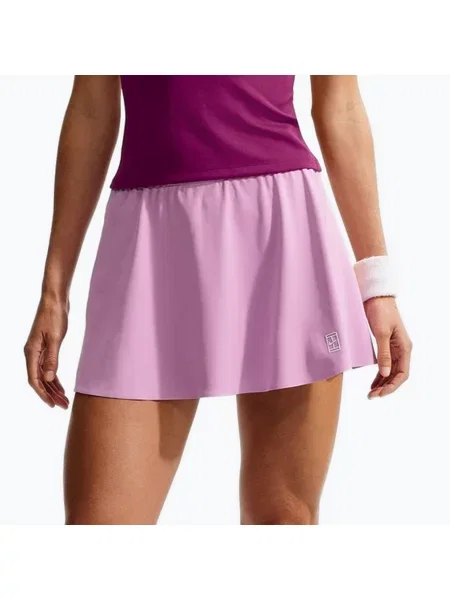 Spódnica tenisowa Nike Court Advantage orchid/white biała