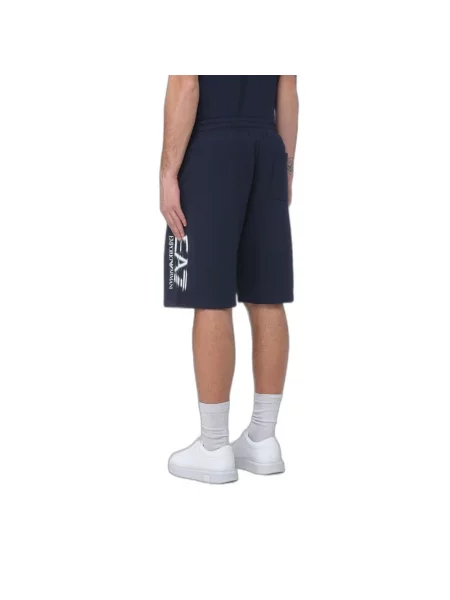 Spodenki sportowe Emporio Armani Ea7 niebieskie