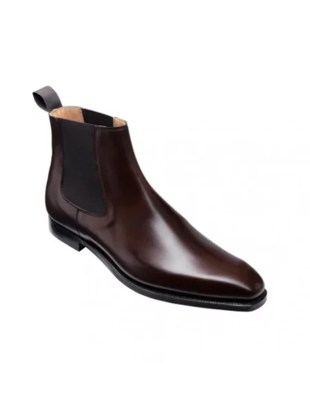 Botki Crockett & Jones skórzane brązowe