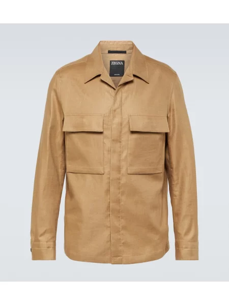 Geacă Zegna de in bej