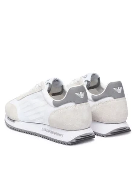 Sneakersy Emporio Armani biela