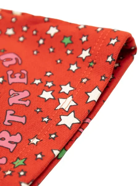 Sukienka midi dziecięca Stella Mccartney czerwona
