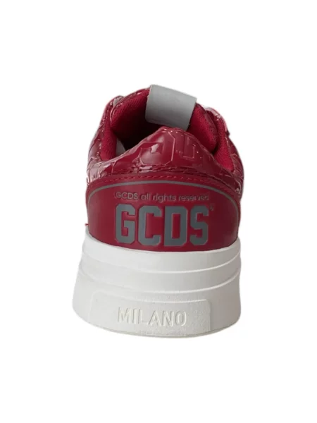 Sneakersy Gcds skórzane czerwone