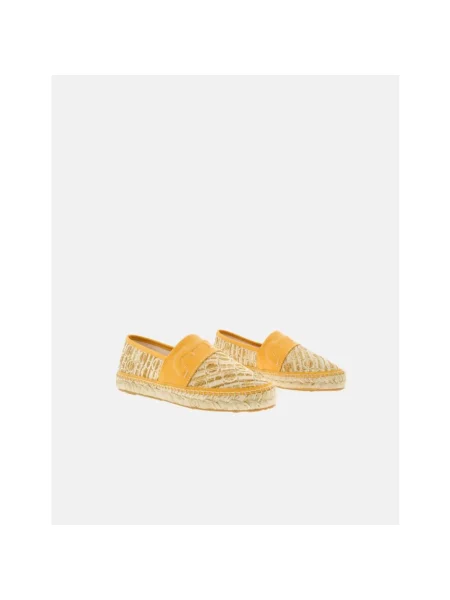 Espadryle Carolina Herrera skórzane żółte