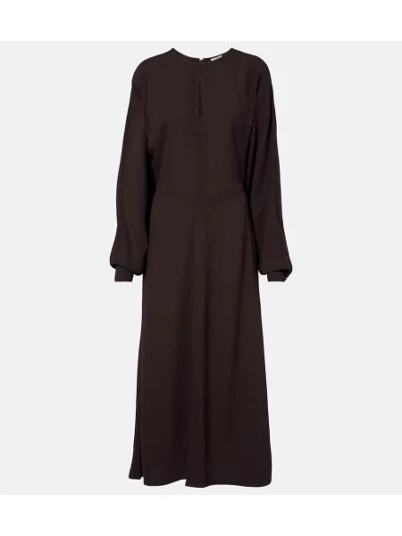 Rochie midi Joseph până la genunchi de costum maro