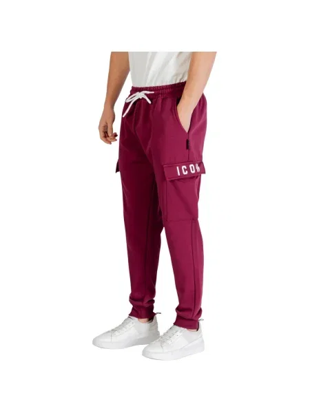 Pantaloni Icon alb