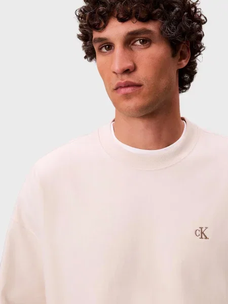Махровий світшот Calvin Klein Jeans білий