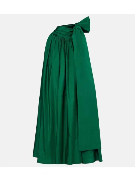 Rochie Max Mara cu gât halter verde