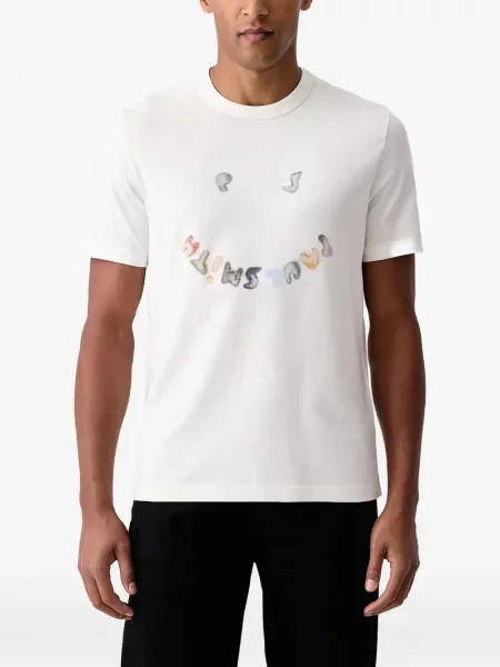 Tricou Ps Paul Smith cu imagine alb
