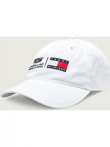 Tommy Hilfiger Șapcă baseball | Tommy Hilfiger X Cadillac Formula 1 Team alb