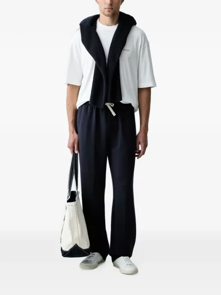Pantaloni Armani Exchange alergare cu cordon albastru