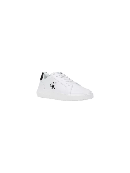 Trampki Calvin Klein Jeans sznurowane białe