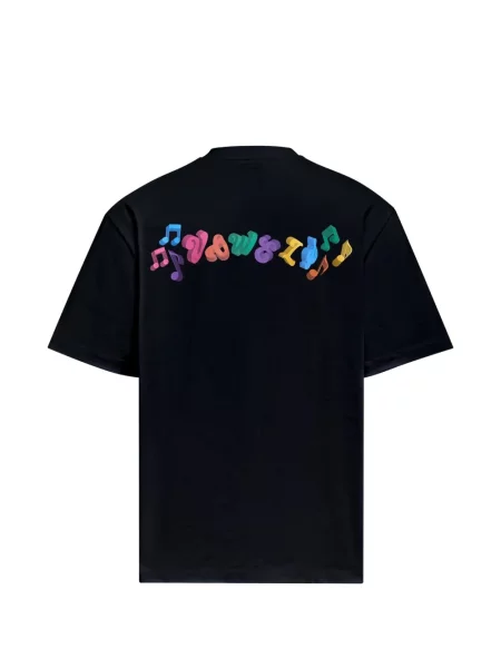 Tricou Vowels cu imagine negru