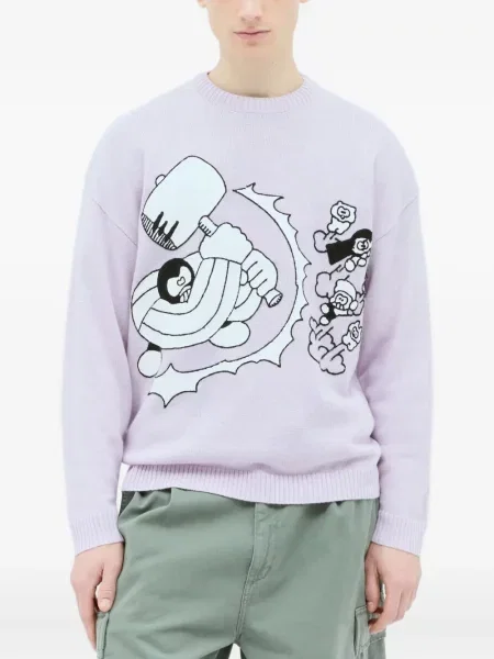 Sweter Brain Dead różowy