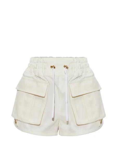 Pantaloni scurți cargo Balmain cu cordon