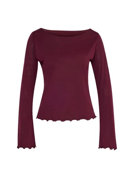 Tricou adidas Motion Long Sleeve Maroon L roșu