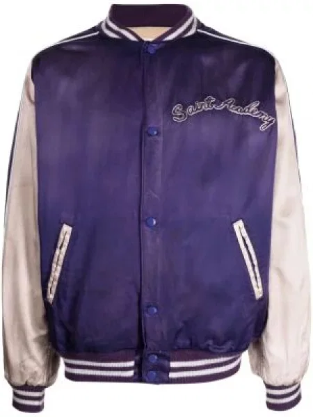Geacă bomber Saint Mxxxxxx cu broderie violet