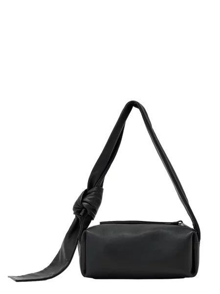 AllSaints geantă pentru femei din piele EFFIE negru