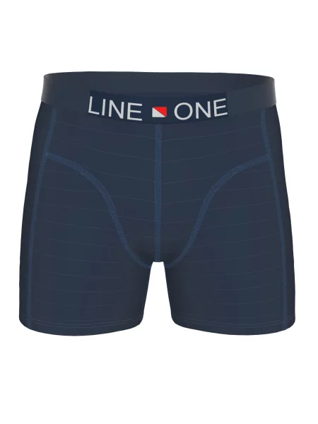 Line One Bokserice Herren Boxershorts aus Baumwolle mornarsko plava