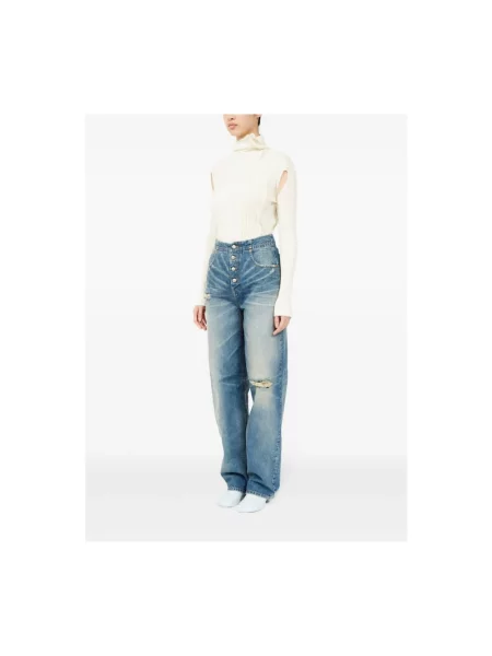 Maison Margiela jeansy niebieskie
