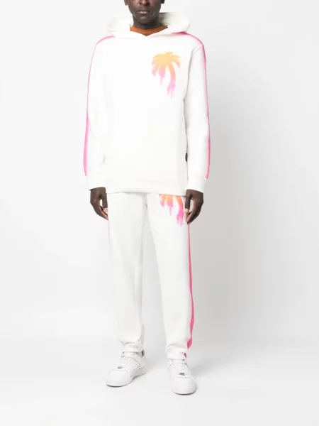 Bėgimas kelnės Palm Angels balta